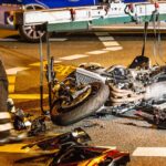 Splitting Lanes Motorcycle Accident