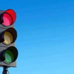 car red light accident