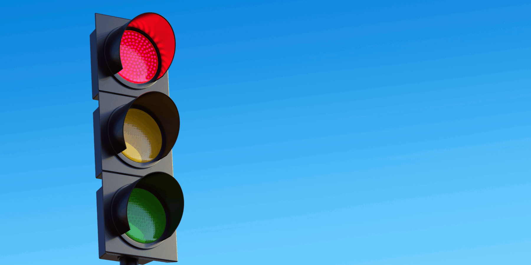 car red light accident