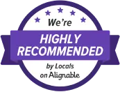 highly recommended by locals on Alignable