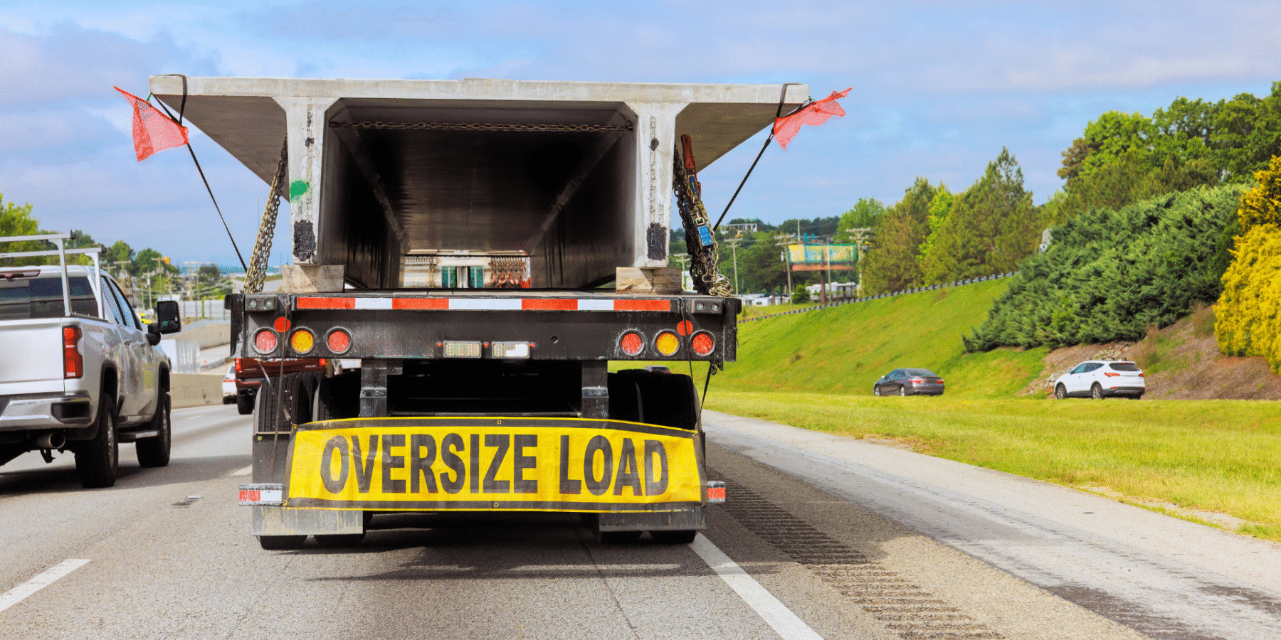 Oversized Load Truck Traps Driver, Passenger in Vehicle in Harrison County Crash