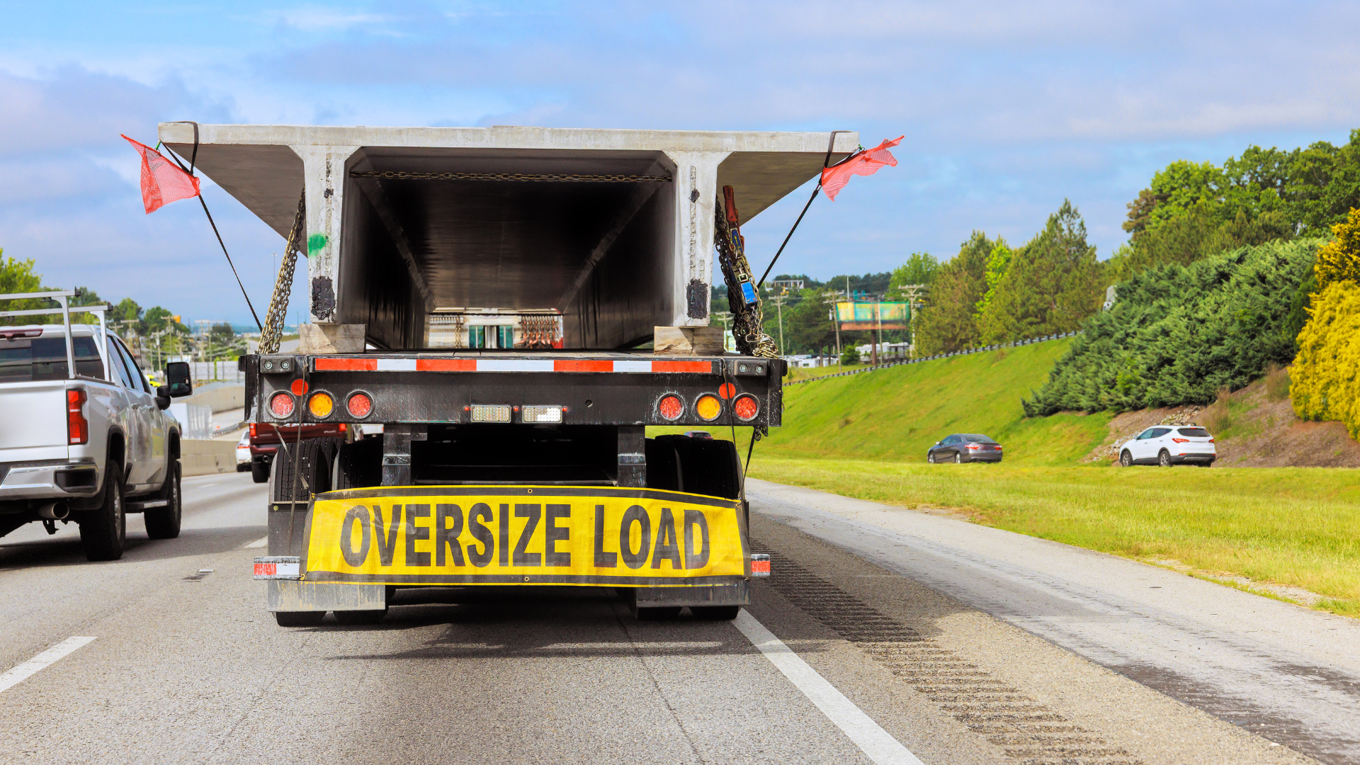 Oversized Load Truck Traps Driver, Passenger in Vehicle in Harrison County Crash